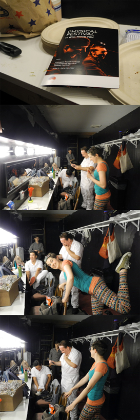 Josiane Keller - Physical Festival Chicago - Sequence C - dressing room at Stage 773
