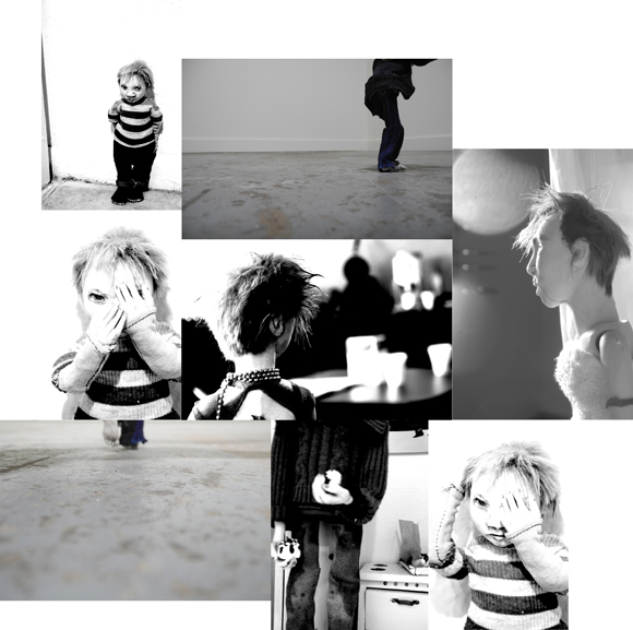 Josiane Keller - cluster photo - little boy, Edie, Starfish and Billy