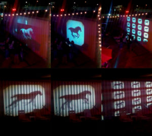Josiane Keller - Sallie Gardner live projection at Sly Grog
