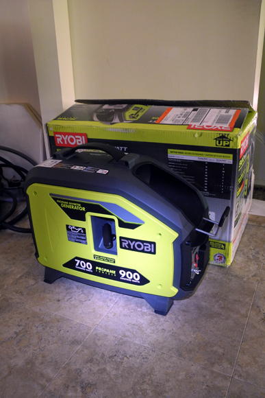 Josiane Keller - RYOBI propane generator