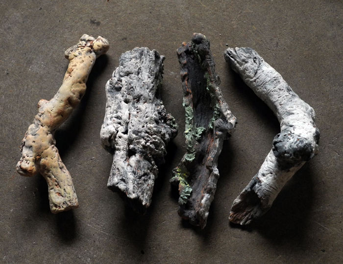 Josiane Keller - twigs after 2nd firing